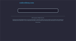 Desktop Screenshot of codecedemy.com